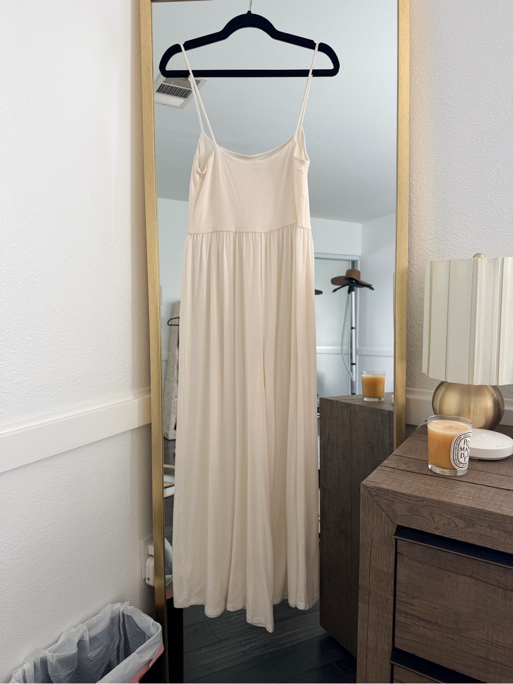 Wilfred Cream Spaghetti Strap Jumpsuit - Picture 4 of 5